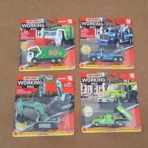 Matchbox 70th Anniversary Real Working Rigs 2023 Set of 4